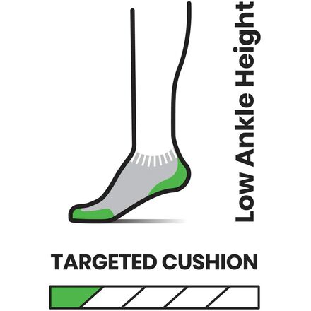 Smartwool - Run Targeted Cushion Low Ankle Sock