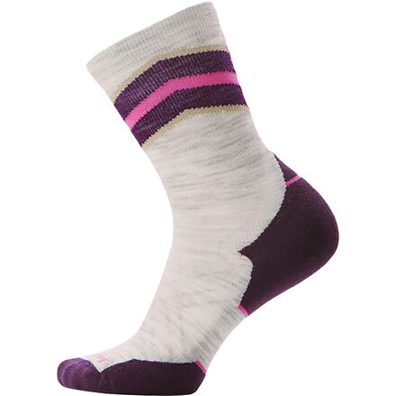 Smartwool - Run Targeted Cushion Mid Crew Sock - Women's - Ash