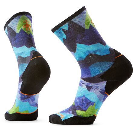 Smartwool - Trail Run Targeted Cushion Summit Sector Print Crew Sock