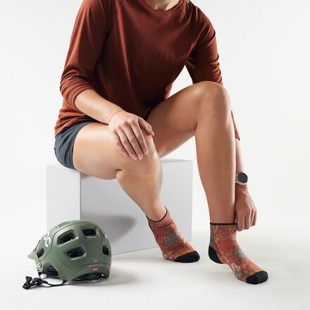 Smartwool - Bike Zero Cushion Paisley Print Ankle Sock - Women's