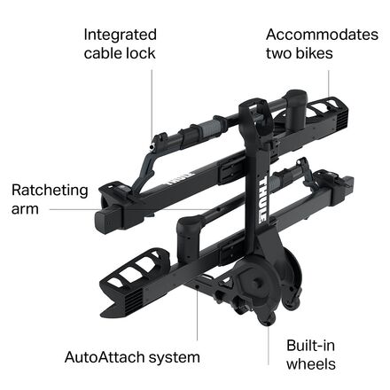 Thule - T2 Pro XTR Hitch Rack - 2 Bike