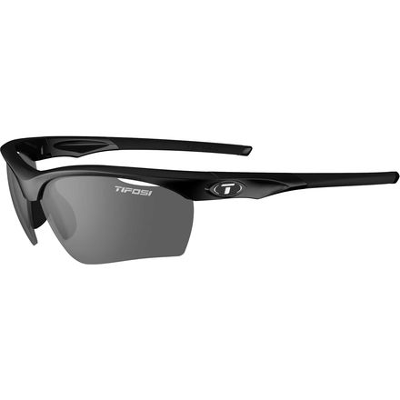 Tifosi Optics - Vero Sunglasses - Gloss Black-Smoke/AC Red/Clear