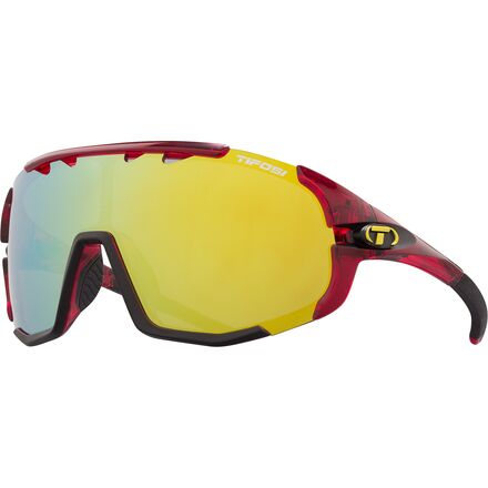 Tifosi Optics - Sledge Sunglasses - Crystal Red/Clarion Yellow/AC Red/Clar