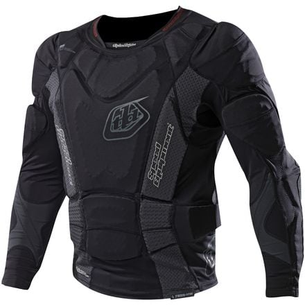 Troy Lee Designs - 7855 Heavyweight Long-Sleeve Protection Shirt - Solid Black