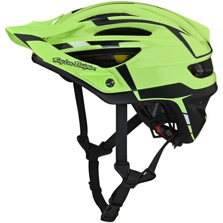 Troy Lee Designs - A2 MIPS Helmet - Sliver Green/Gray