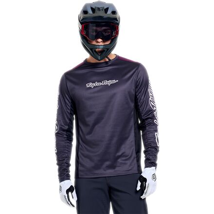 Troy Lee Designs - Stage Long-Sleeve Jersey - Men's - Signature Carbon