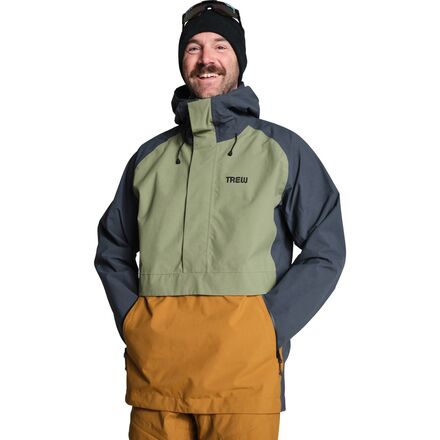 Trew Gear - Popover Jacket - Black Toffee Olive