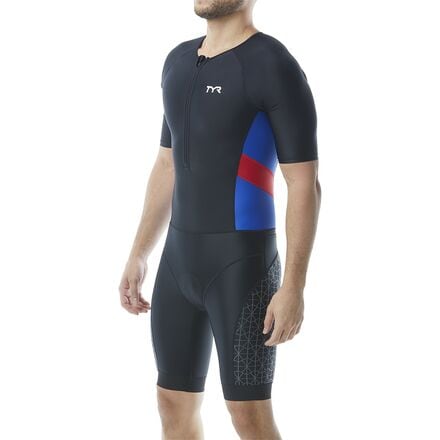 TYR - Competitor Speedsuit - Men's - Black/Blue/Red