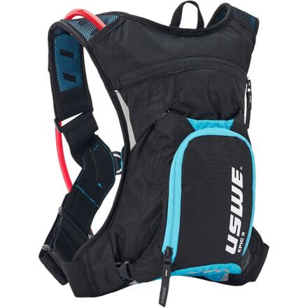 USWE - Epic 3L Hydration Backpack - Black/Blue Horizon