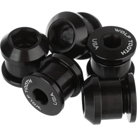 Wolf Tooth Components - Chainring Bolts/Nuts for 1x - Black