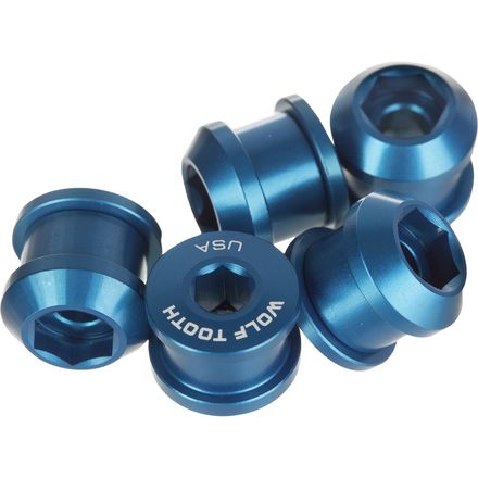 Wolf Tooth Components - Chainring Bolts/Nuts for 1x - Blue