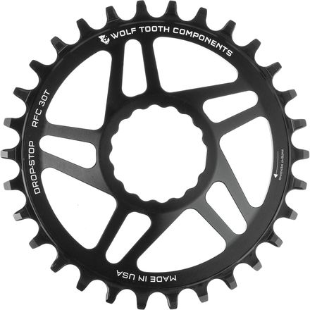 Wolf Tooth Components - Drop Stop Race Face Cinch Direct Mount Chainring - Black