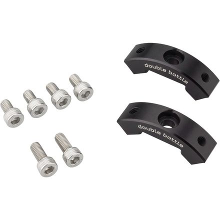 Wolf Tooth Components - B-RAD Double Bottle Cage Adapter - Black