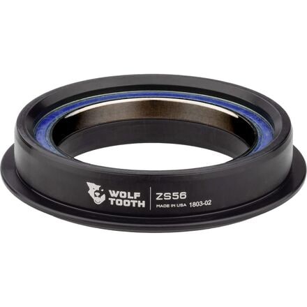 Wolf Tooth Components - Performance ZS56/40 Lower Headset Assembly - Black, Black Oxide Steel