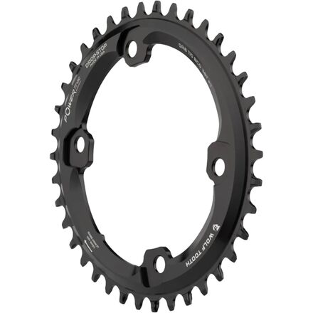Wolf Tooth Components - Drop Stop Elliptical 4-Bolt Shimano GRX Chainring