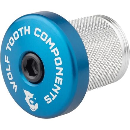 Wolf Tooth Components - Compression Plug With Integrated Spacer Stem Cap - Blue