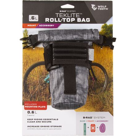 Wolf Tooth Components - TekLite Roll-Top Bag w/ Adapter Plate
