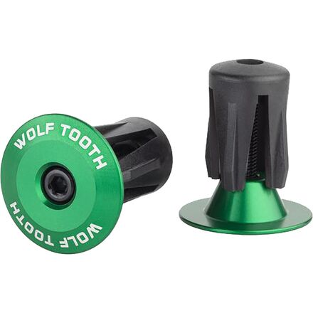 Wolf Tooth Components - Alloy Bar End - Green