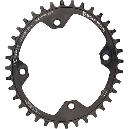 Wolf Tooth Components - 104 BCD Oval Chainring - Black