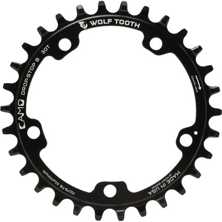 Wolf Tooth Components - CAMO Round Chainring - Black