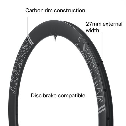 Whisky Parts Co. - No.9 Carbon Tubeless 700c Road Rim