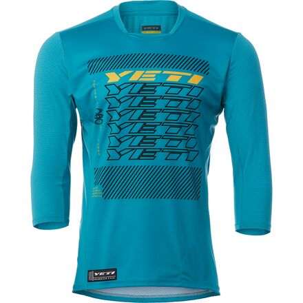 Yeti Cycles - Enduro 3/4-Sleeve Jersey - Men's - Turquoise Worldwide