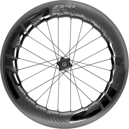 Zipp - 858 NSW Carbon Disc Brake Wheel - Tubeless - Black, Rear