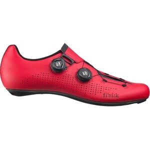 red bike shoes