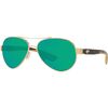 Rose Gold Frame/Tortoise Temples Frame/Green Mirror