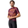 Castelli - Stratus Logo Jersey - Men's - Deep Bordeaux/Winter Sky