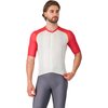 Castelli - Unlimited Endurance 3 Jersey - Men's - Ivory/Rich Red-Vivid Orange