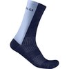 Castelli - Castelli Logo 18 Merino Sock - Belgian Blue/Steel Fade