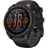 Carbon Gray DLC Titanium (Black + Pebble Gray Silicone Band)