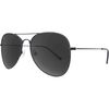 Knockaround - Mile Highs Polarized Sunglasses - Black/Smoke