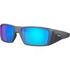 Oakley - Heliostat Prizm Polarized Sunglasses - Blue Steel/Prizm Sapphire Polar
