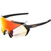 Gloss Metallic Black/Orange Flash Mirror Photochromic Lens
