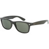 Ray-Ban - New Wayfarer Polarized Sunglasses - Black/Crystal Natural Green