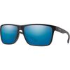 Matte Black/ChromaPop Glass Polarized Blue Mirror