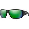 Matte Black/ChromaPop Glass Polarized Green Mirror