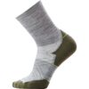 Smartwool - Run Targeted Cushion Mid Crew Sock - Light Gray