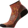 Smartwool - Bike Zero Cushion Paisley Print Ankle Sock - Women's - Picante