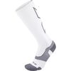 2XU - Vectr Light Cusion Full Length Compression Sock - White/Grey