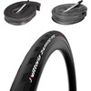 Vittoria - Zaffiro Pro V Clincher Tire and Tubes Set - Black