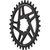 Wolf Tooth Components - Drop Stop PowerTrac SRAM Direct Mount Oval Chainring - BB31 - Black/0mm Offset