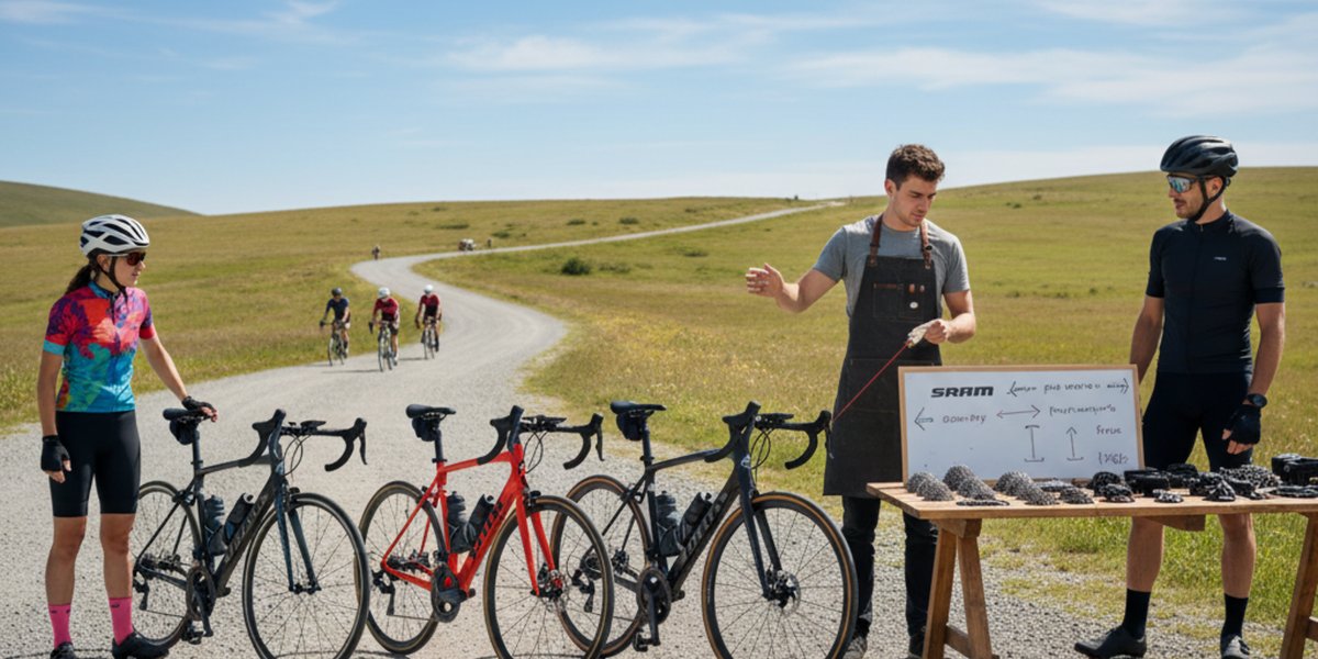 What does SRAM road groupset hierarchy mean?