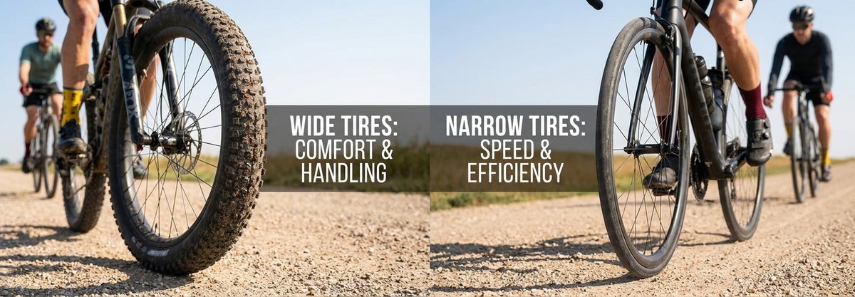 Wide vs Narrow Bike Tires Comparison Guide
