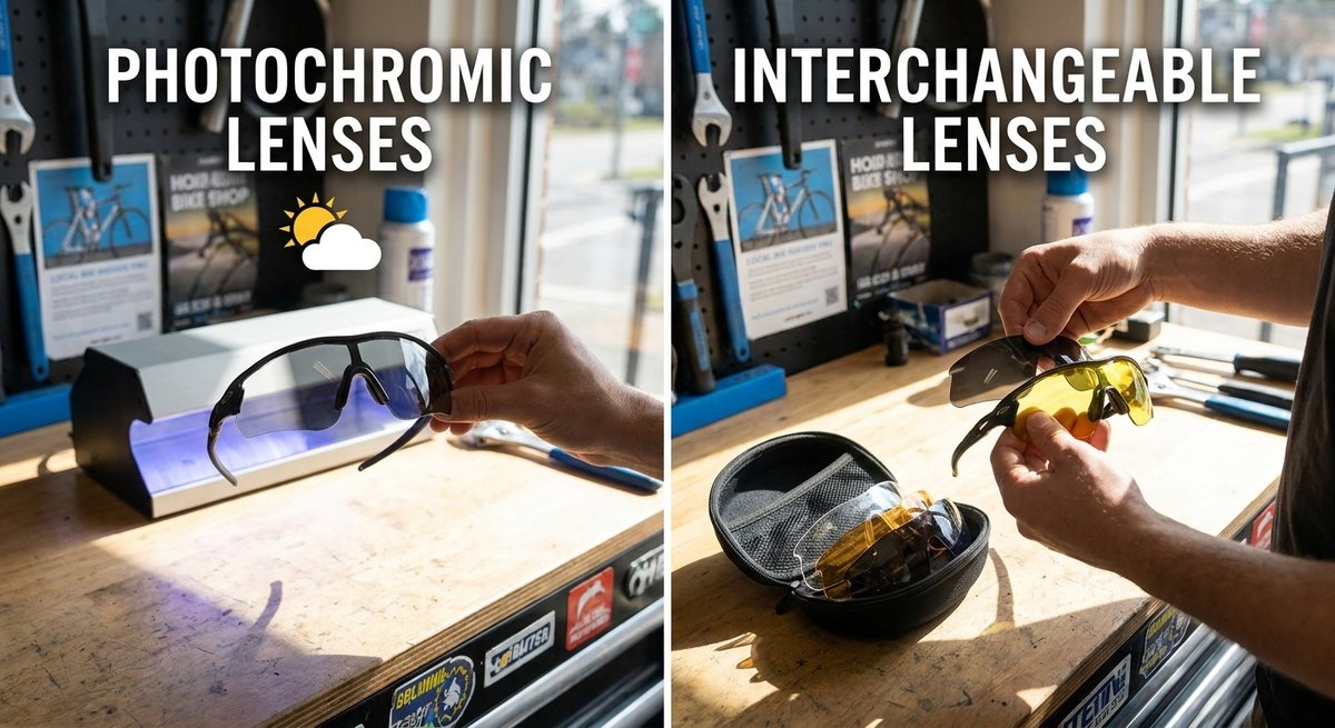 Photochromic vs Interchangeable Lenses: Which Is Better for Cycling?
