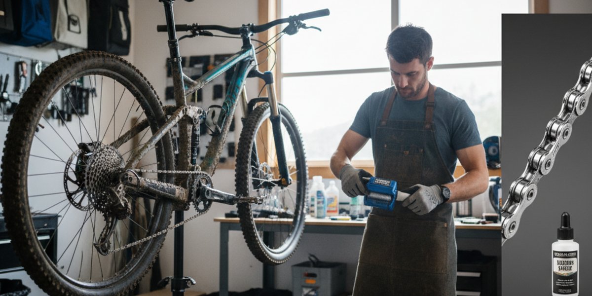 How to clean a chain fast after a wet ride (10-minute routine)