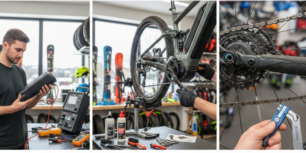 How to maintain an eBike: battery care, motor service, chain wear differences