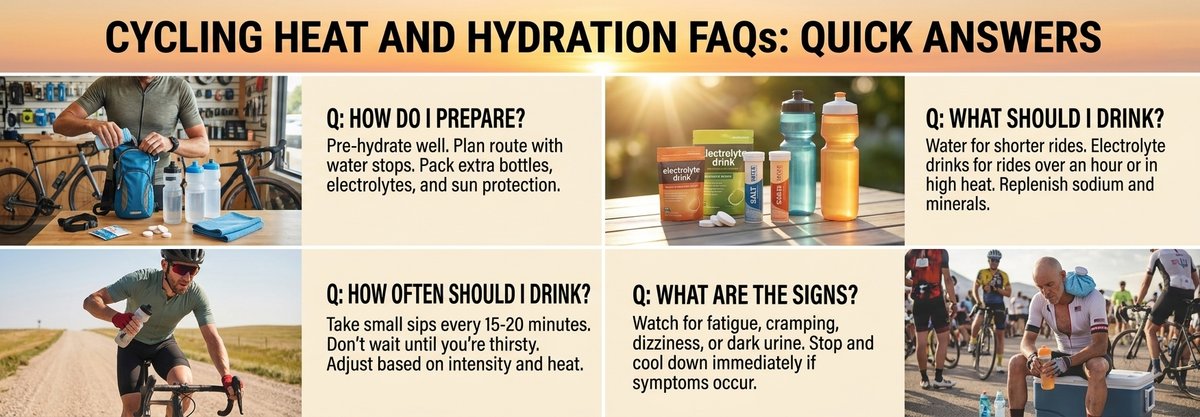 Cycling Heat and Hydration FAQs